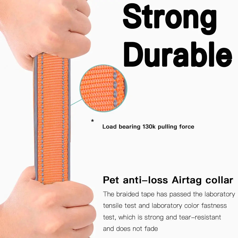 Air tag Case Leather Dog/Cat Collar for Apple Air tags Location My Store