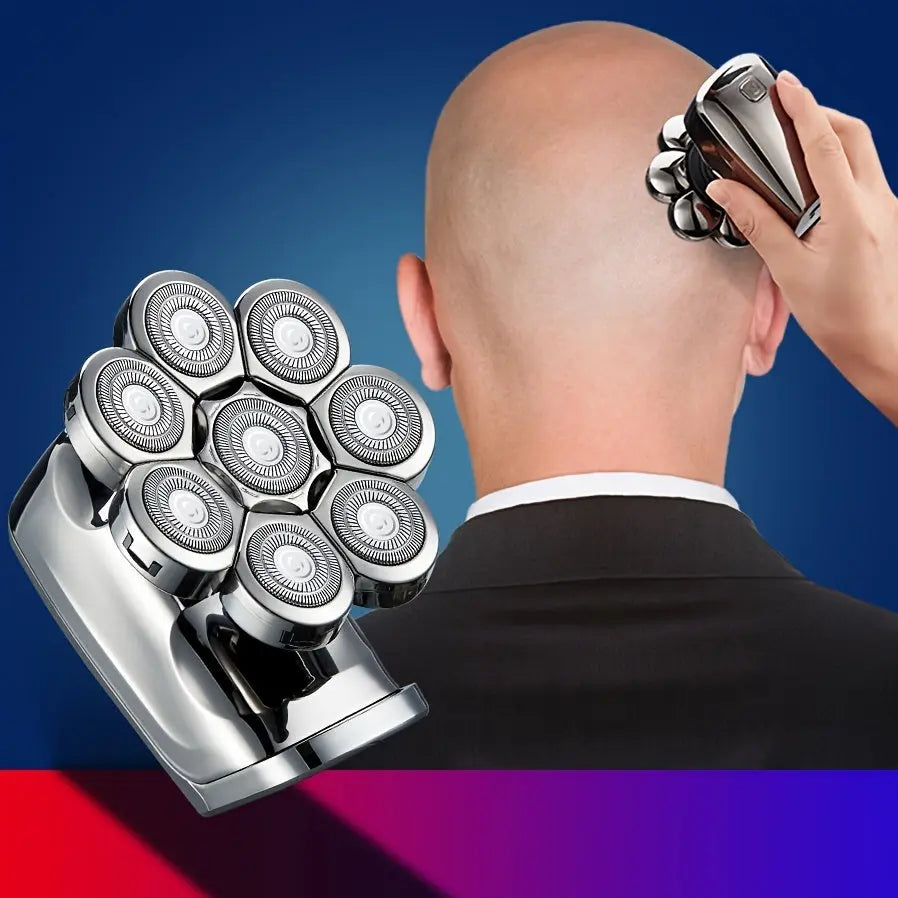 Electric Head Hair Shaver with an LED Display Doba