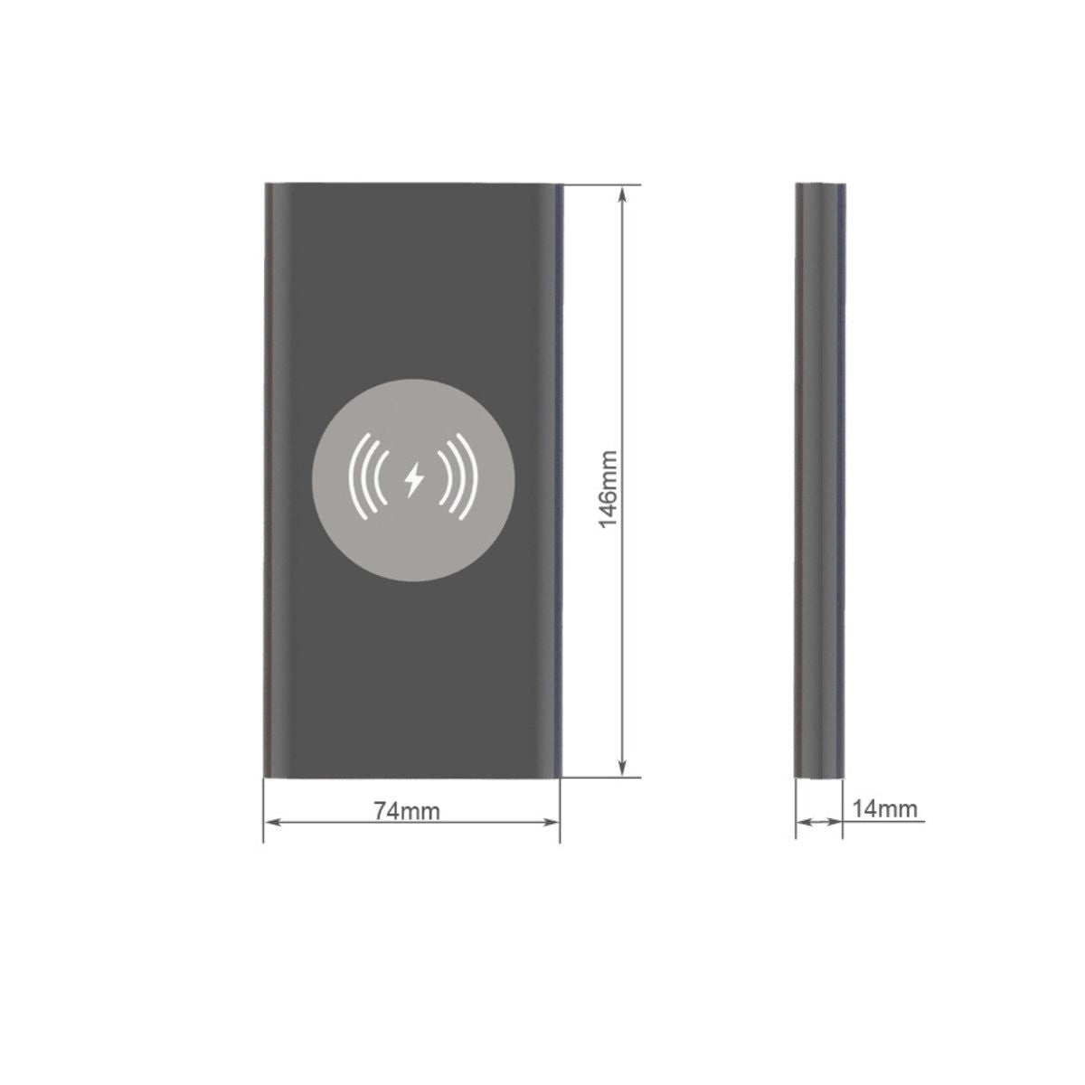 Powerfull Portable Powerbank With Wireless Charger - Gee-Commerce, LLC