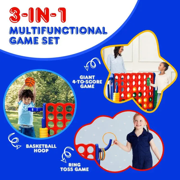 2.5 Feet 4-to-Score Giant Game Set - Gee-Commerce, LLC