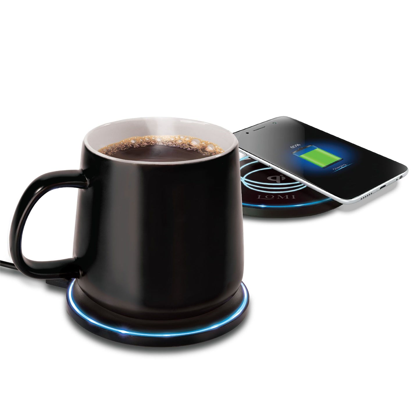 2-In-1 Smart Mug Warmer and QI Wireless Charger - Gee-Commerce, LLC