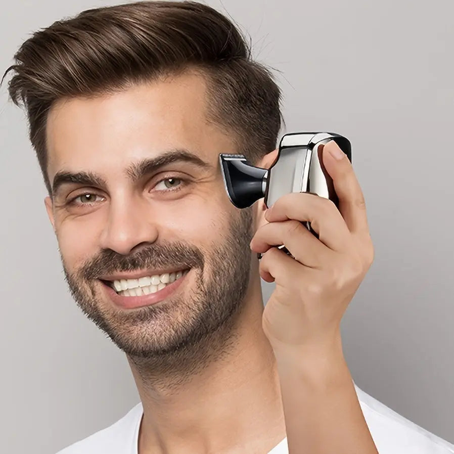 Electric Head Hair Shaver with an LED Display Doba