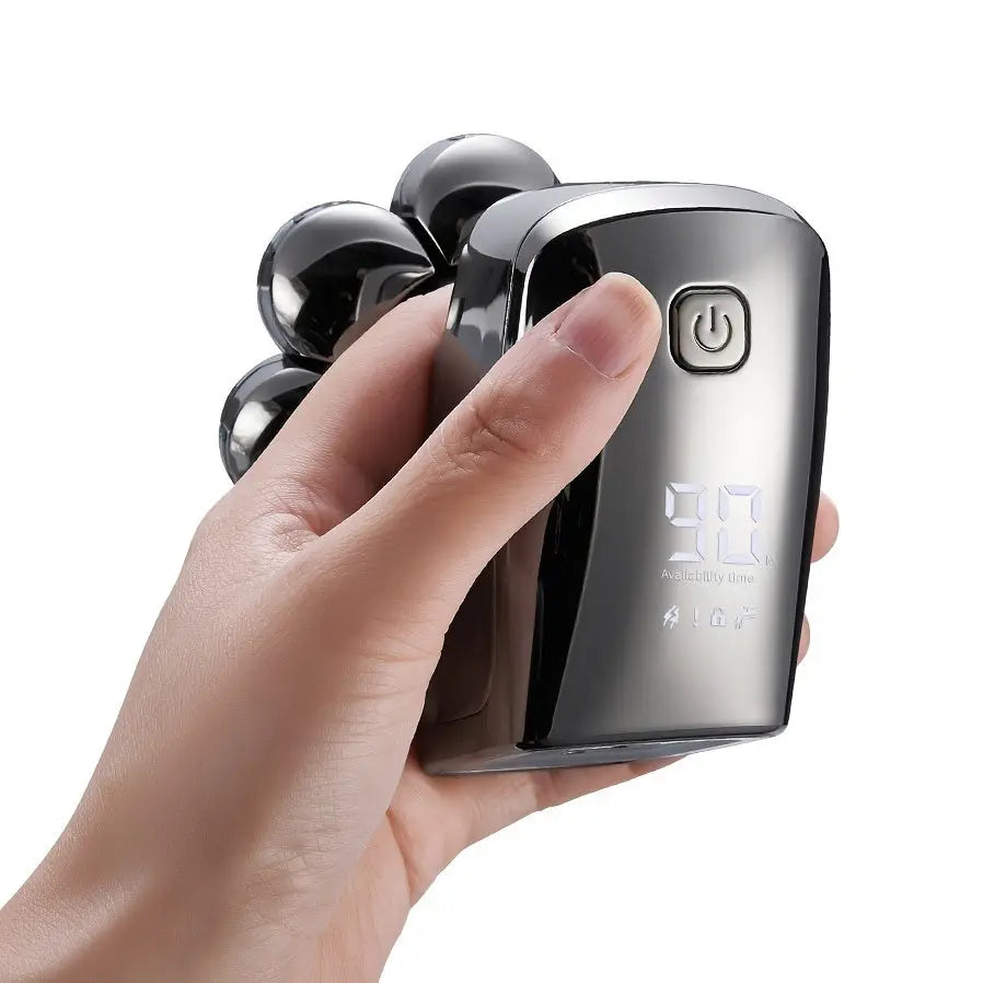 Electric Head Hair Shaver with an LED Display Doba