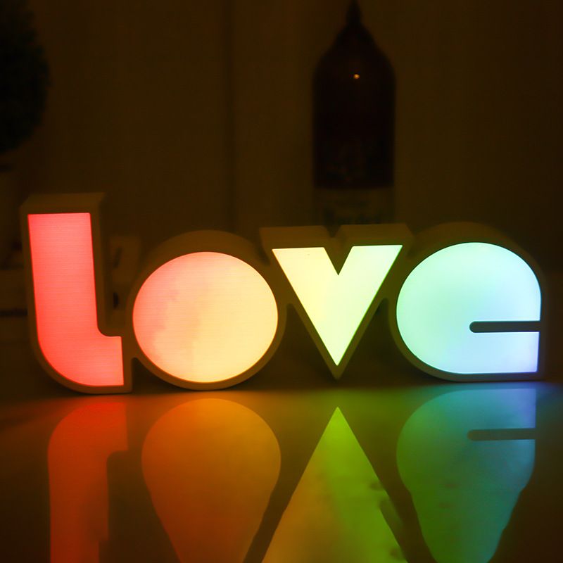 LOVE Letter Led Light For Propose Proposal And Engagement Wedding Party Stage Background Valentine's Day Decor Home Outdoor Lamp - Gee-Commerce, LLC