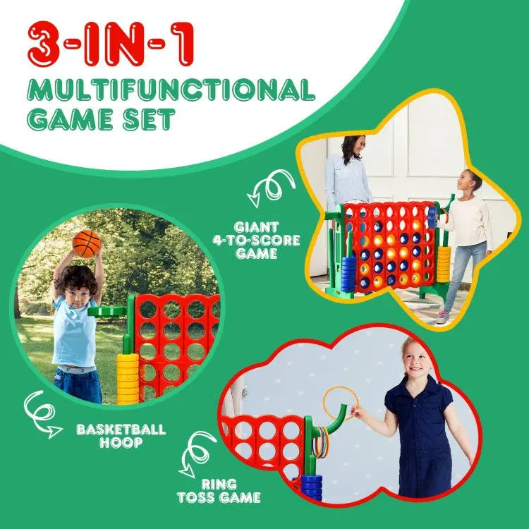 2.5 Feet 4-to-Score Giant Game Set - Gee-Commerce, LLC