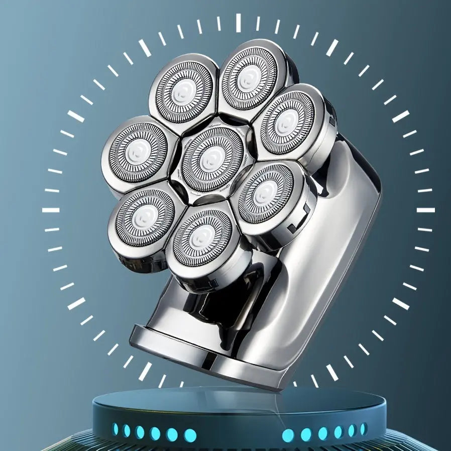 Electric Head Hair Shaver with an LED Display Doba