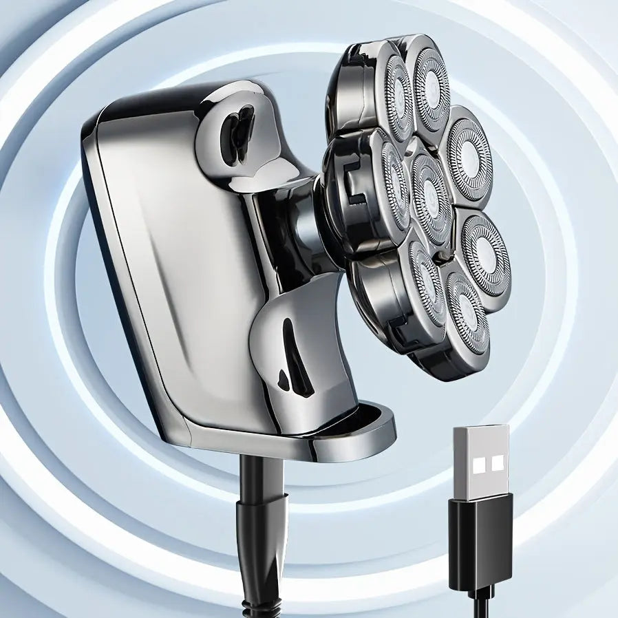 Electric Head Hair Shaver with an LED Display Doba