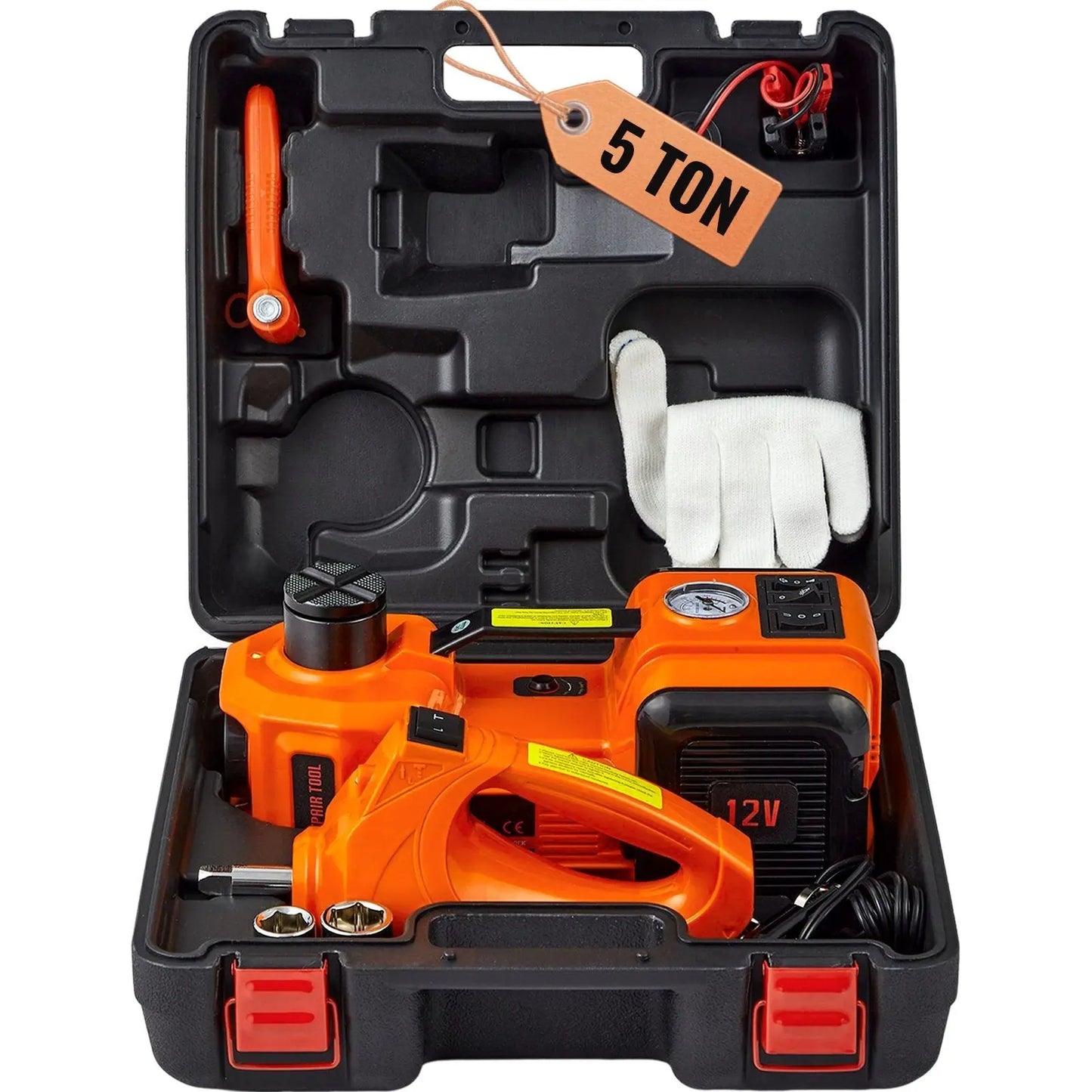 VEVOR Electric Hydraulic Jack with Electric Impact Wrench VEVOR