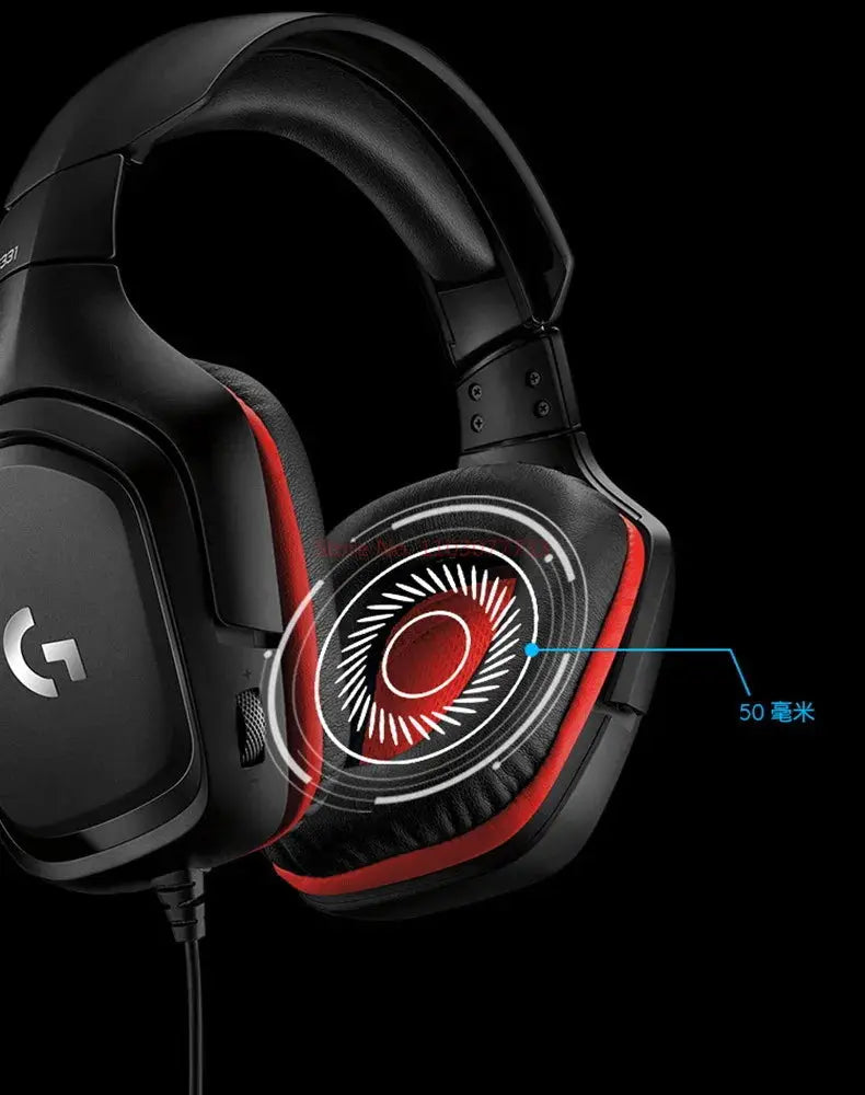 Logitech G331 Wired Gaming with Noise-Cancelling Headphones Logitech