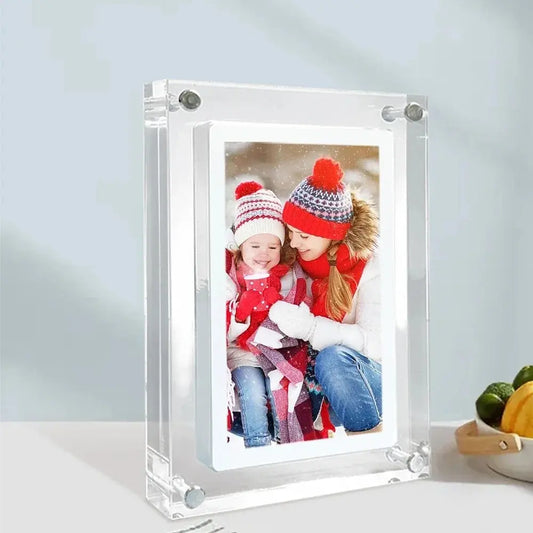 Acrylic Digital Photo Frame - Automatically Rotates Display IPS Screen 2G Memory AliExpress