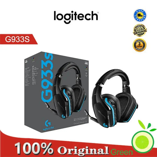 Logitech G933s Wired / Wireless 7.1 Surround RGB Game Headset Multi-Platform DTS Dolby Headphone Logitech