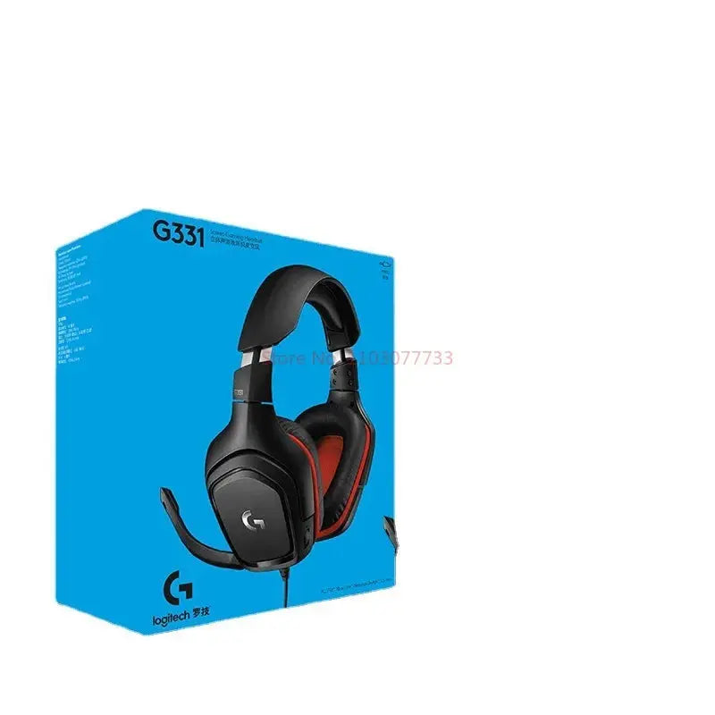 Logitech G331 Wired Gaming with Noise-Cancelling Headphones Logitech