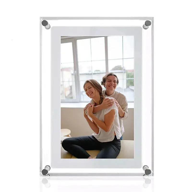 Acrylic Digital Photo Frame - Automatically Rotates Display IPS Screen 2G Memory AliExpress