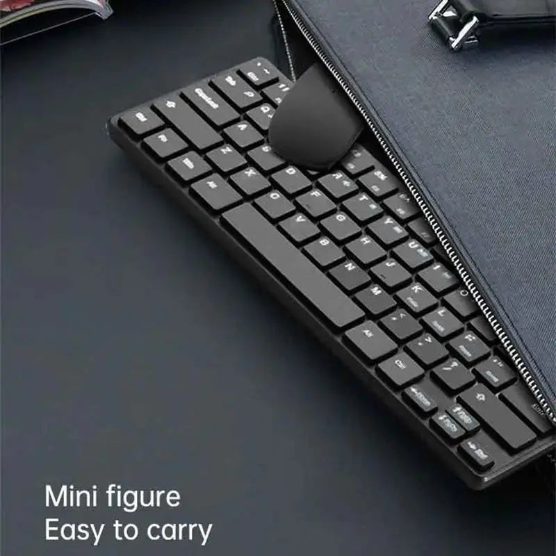 2.4G Wireless Keyboard and Mouse Combo - Black Rondaful