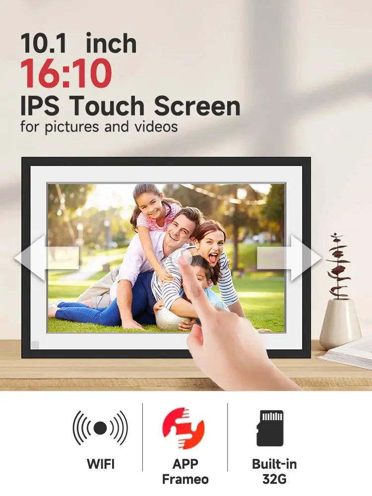 Frame 10.1 Inch Wi-Fi Digital Picture Frame My Store