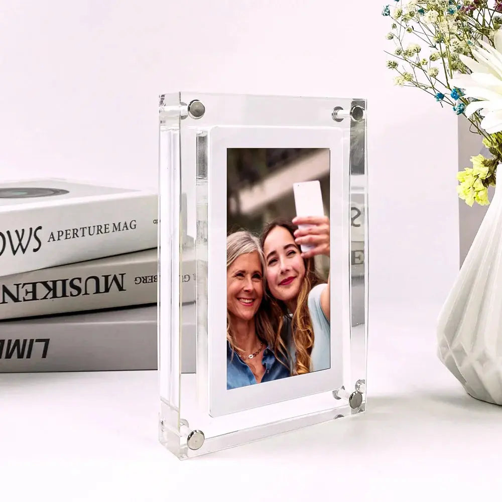 Acrylic Digital Photo Frame - Automatically Rotates Display IPS Screen 2G Memory AliExpress