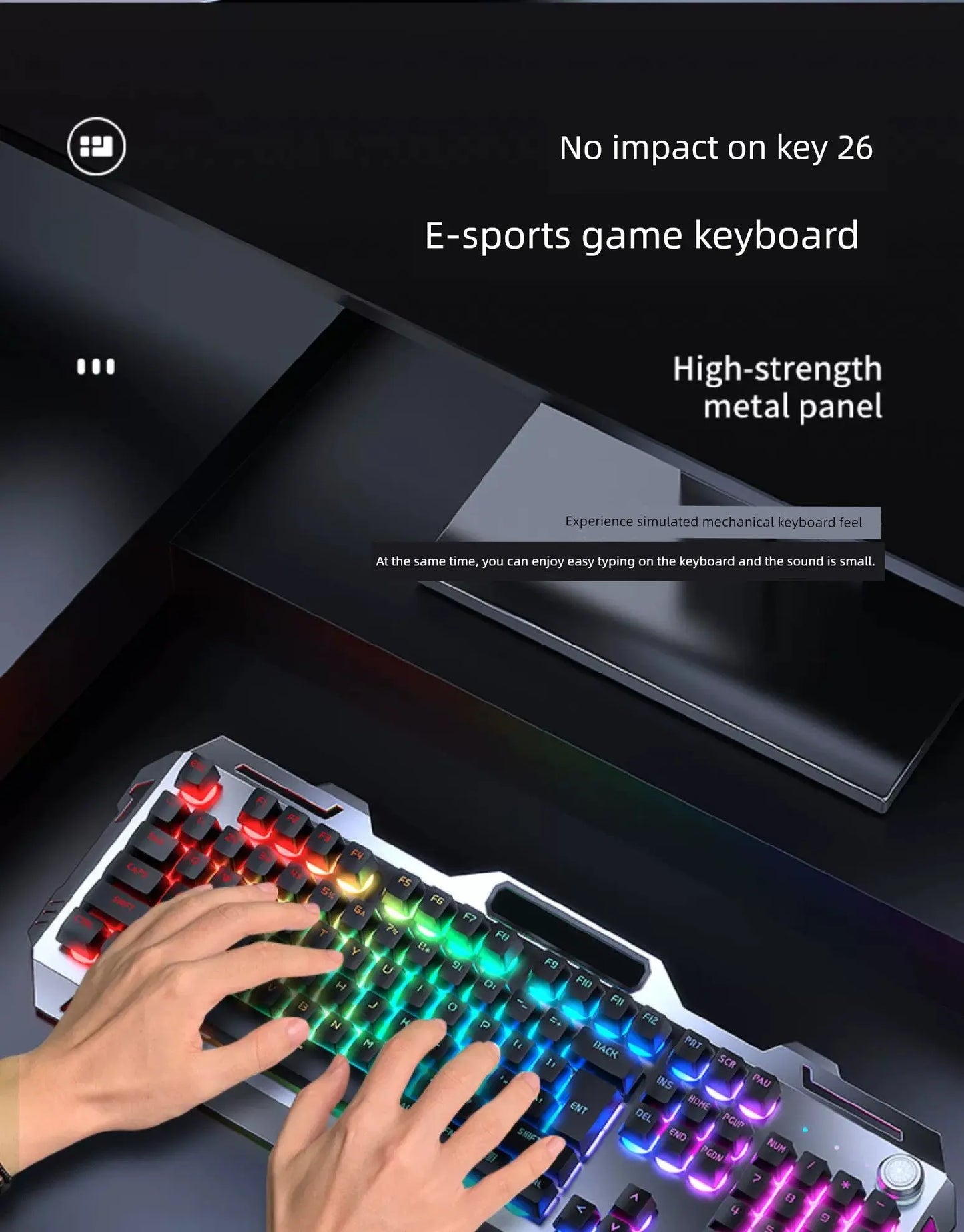 Pioneer Real Mechanical Feeling Wireless Keyboard and Mouse EWEADN/Forerunner