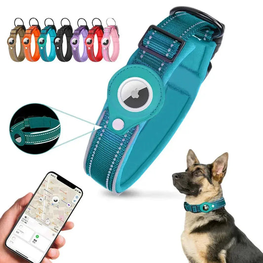 Air tag Case Leather Dog/Cat Collar for Apple Air tags Location My Store