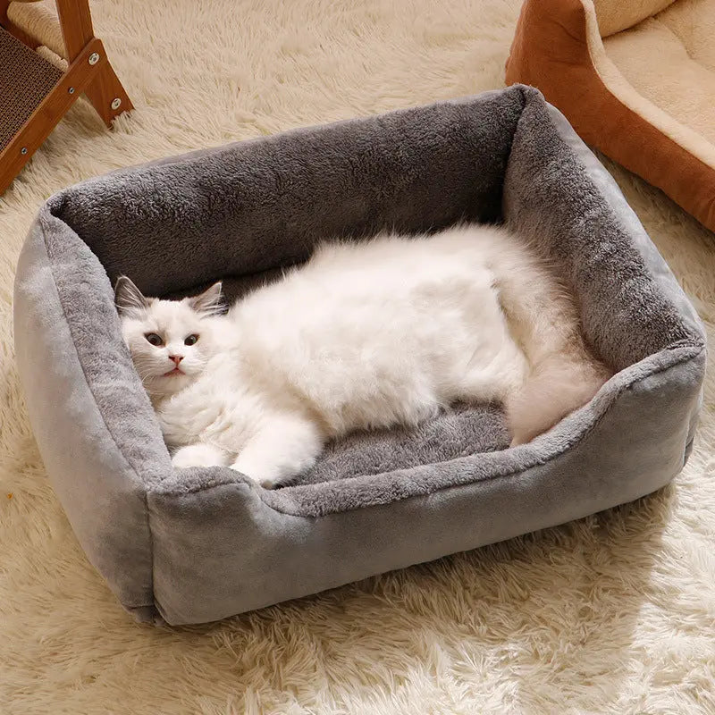 Winter Warm Plush Cozy Pet Beds My Store