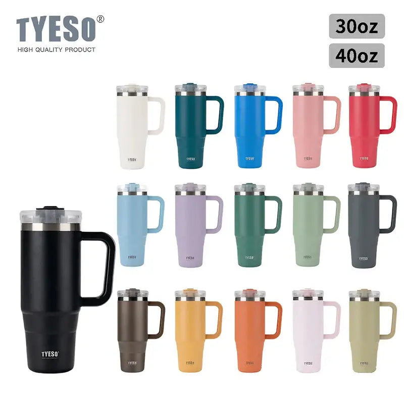 TYESO Large Capacity Thermal Bottle with handle My Store