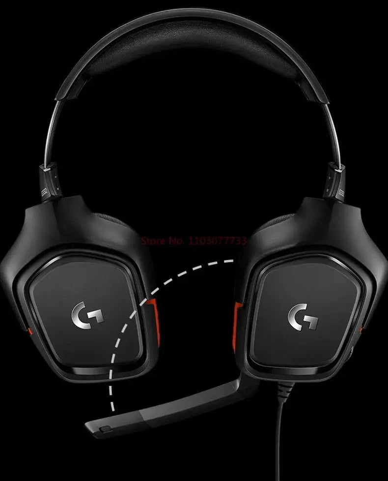 Logitech G331 Wired Gaming with Noise-Cancelling Headphones Logitech