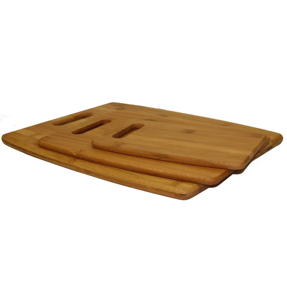 Oceanstar 3-Piece Bamboo Cutting Board Set Oceanstar