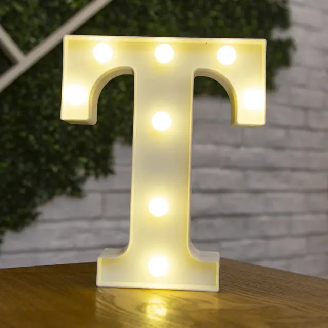 Alphabet & Number LED Light Decoration Nice Store