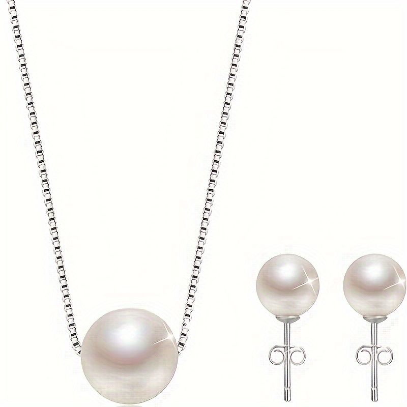 Style All Single Fashion Pearl Necklace Wedding  Anniversary Mother's Day Valentine's Day Party Gift - Gee-Commerce, LLC