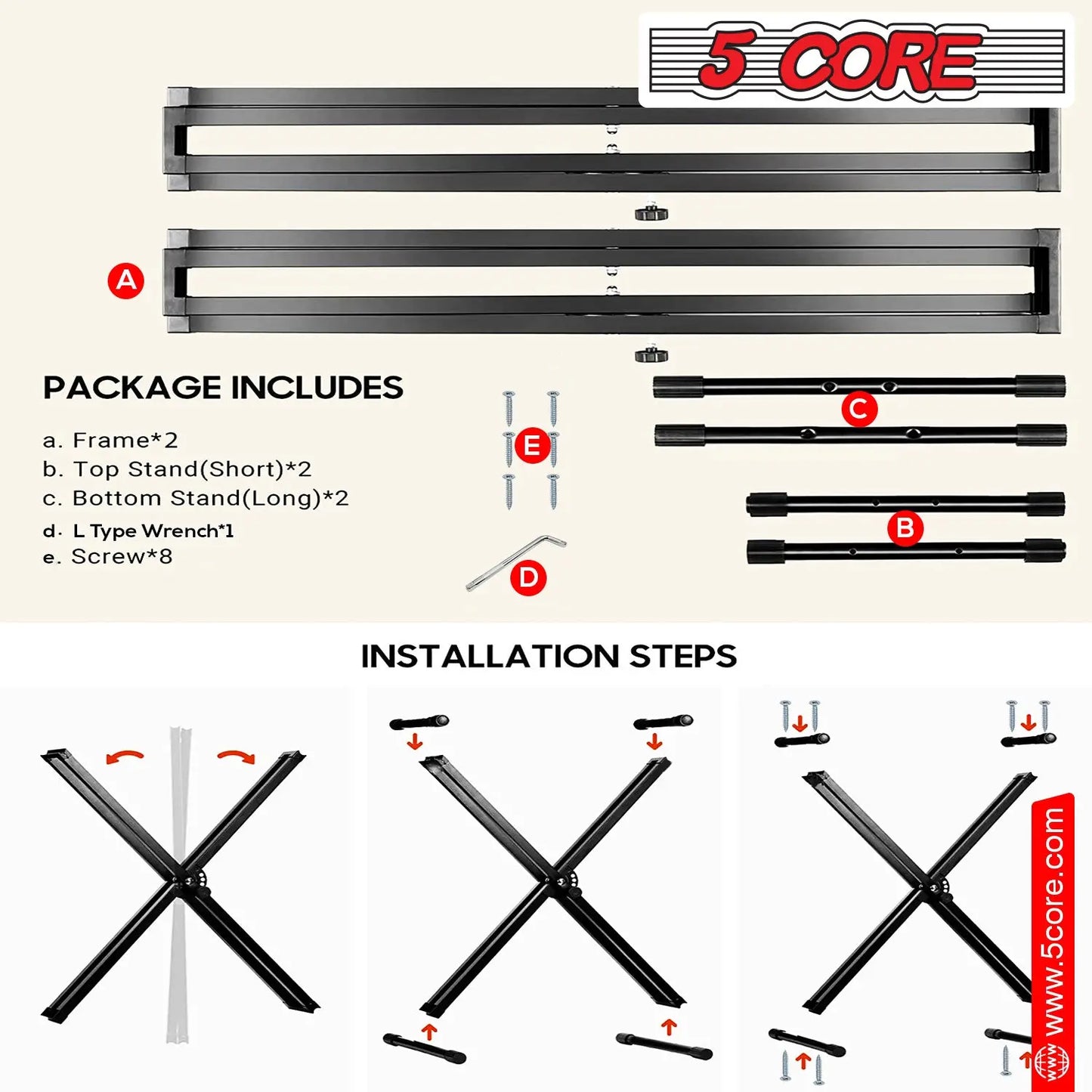 5 CORE Piano Keyboard Stand 5 Core