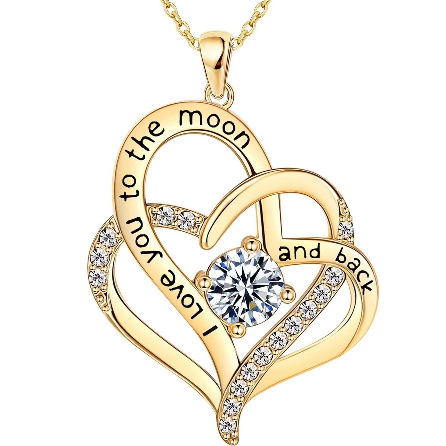 Forever Love Heart Pendant Necklaces for Women ;  Birthday Mother's Day Gift - Gee-Commerce, LLC