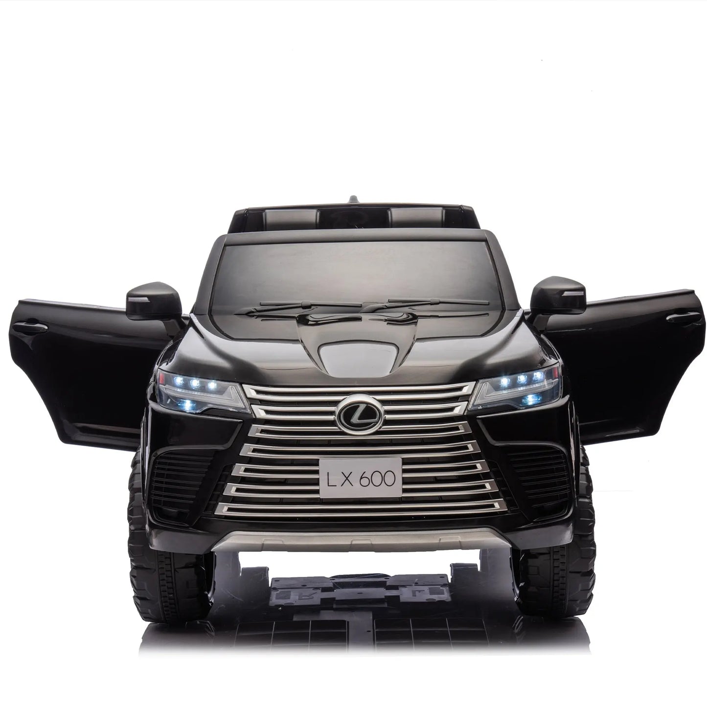 Licensed LEXUS LX600 24V Two-seater XXL Kids Ride On Car W/Parents Control,Seat width 20 inches,2WD,Four-wheel suspension,Bluetooth,MP3,Music,Power display,Speeds 1.86-3.11MPH For Kids. FX070