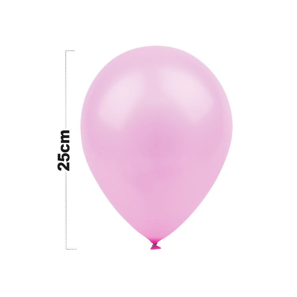 Pastelkleurige Eenkleurige Balonnen Pink (Pack of 600)25cm Doba