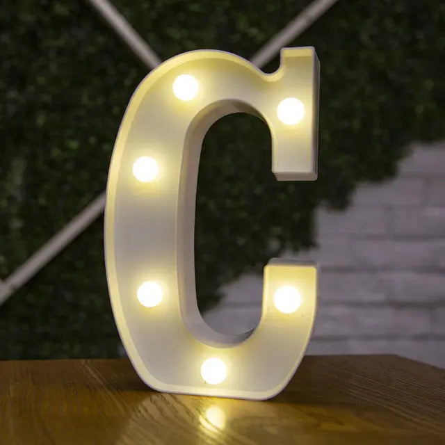 Alphabet & Number LED Light Decoration Nice Store