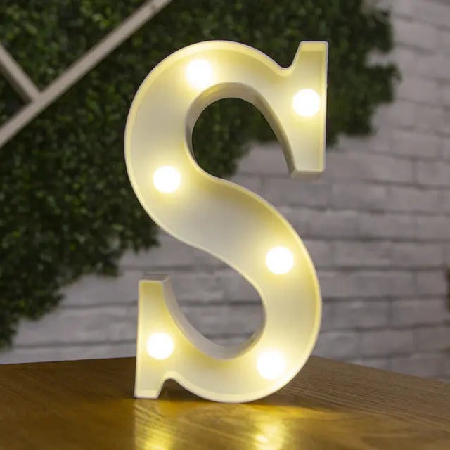 Alphabet & Number LED Light Decoration Nice Store