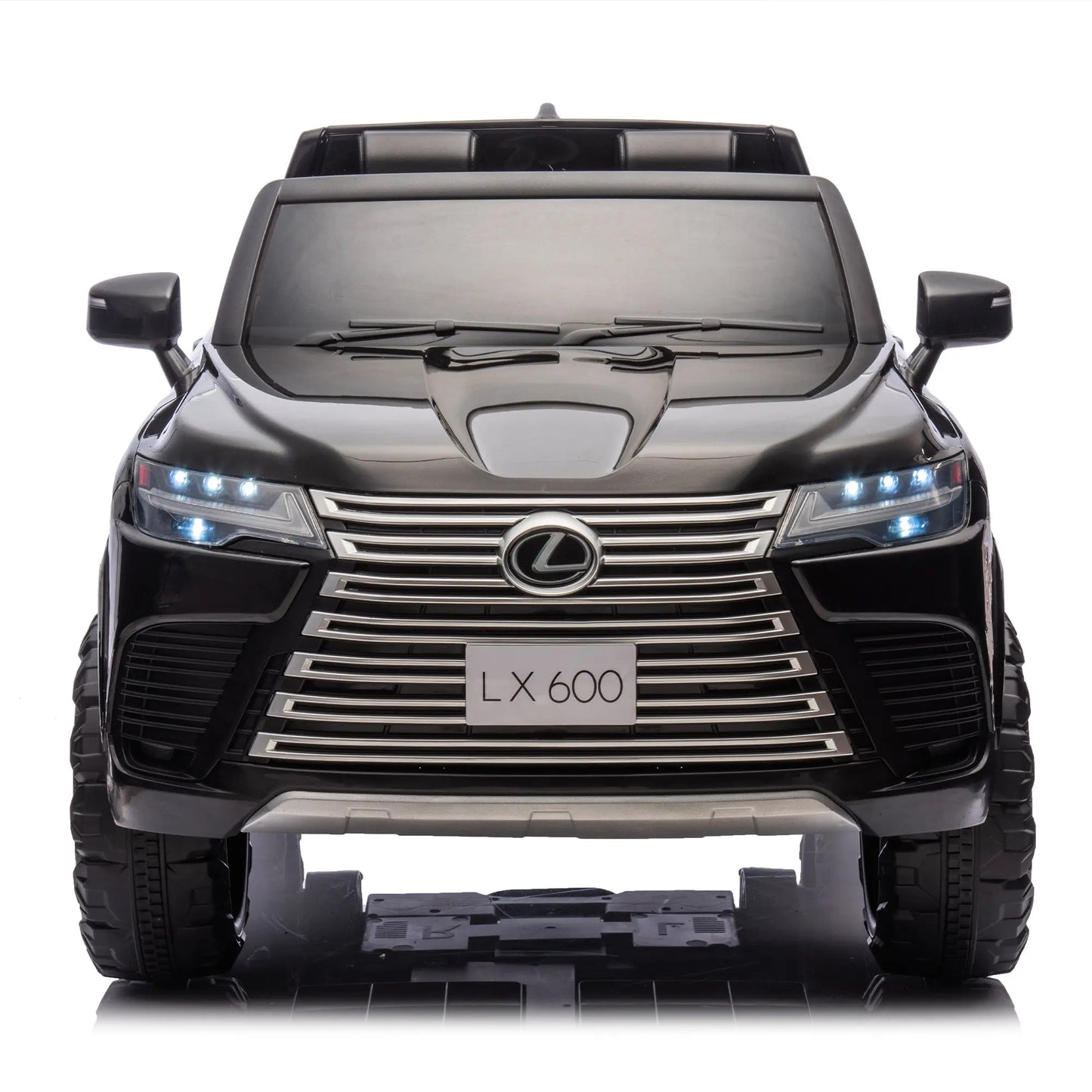 Licensed LEXUS LX600 24V Two-seater XXL Kids Ride On Car W/Parents Control,Seat width 20 inches,2WD,Four-wheel suspension,Bluetooth,MP3,Music,Power display,Speeds 1.86-3.11MPH For Kids. FX070