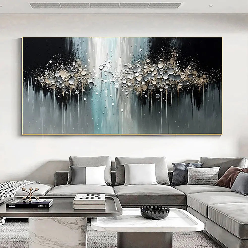 Handmade Single Oil Painting Abstract Texture Oil Painting on Canvas - Minimalist Art for a Modern Living Room Decor Doba