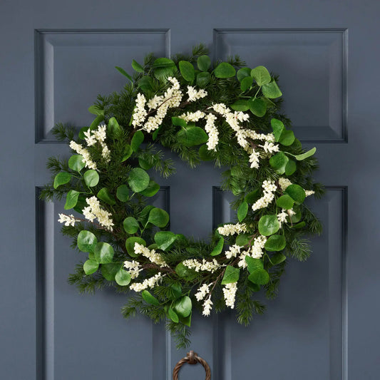 25.5" LEAVES/BERRY Wreath Orien Home