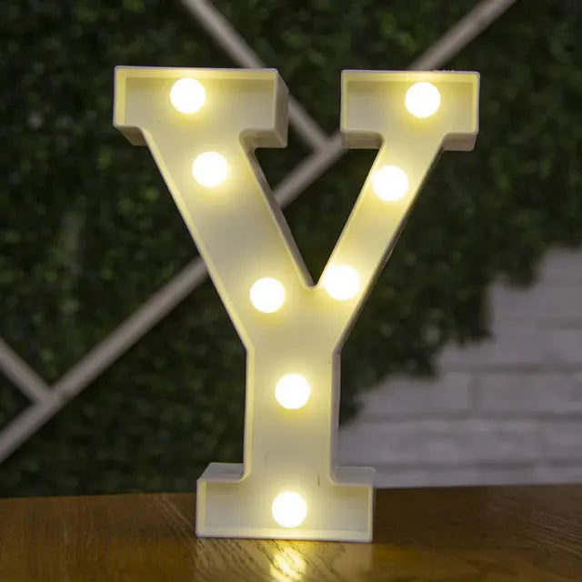 Alphabet & Number LED Light Decoration Nice Store