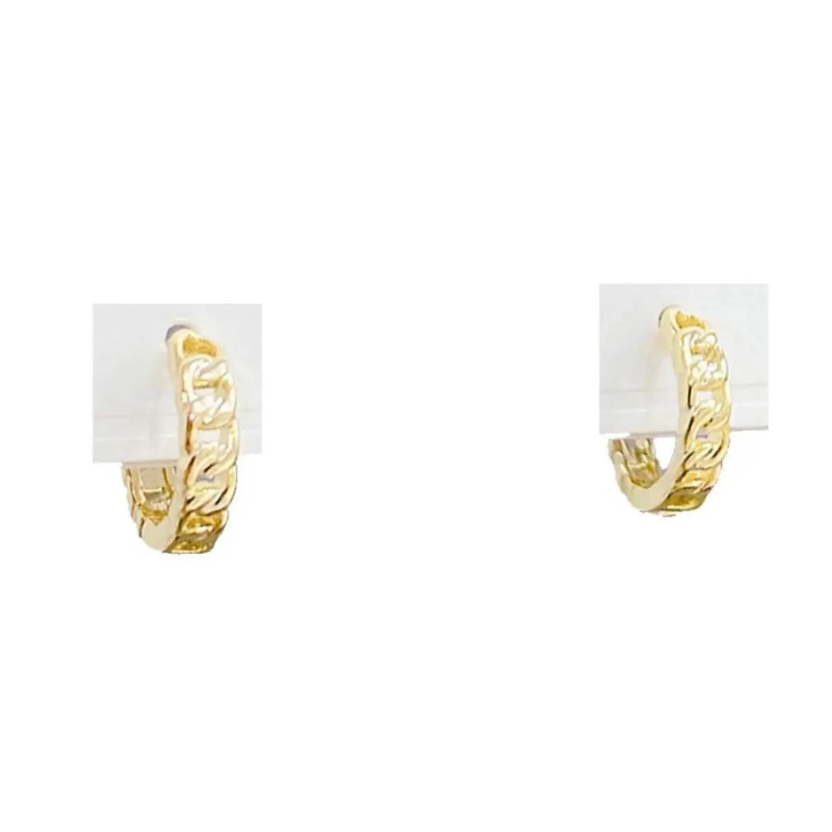 3 Pairs Platinum Plated Hoop Earrings Set YAOQIANSHU