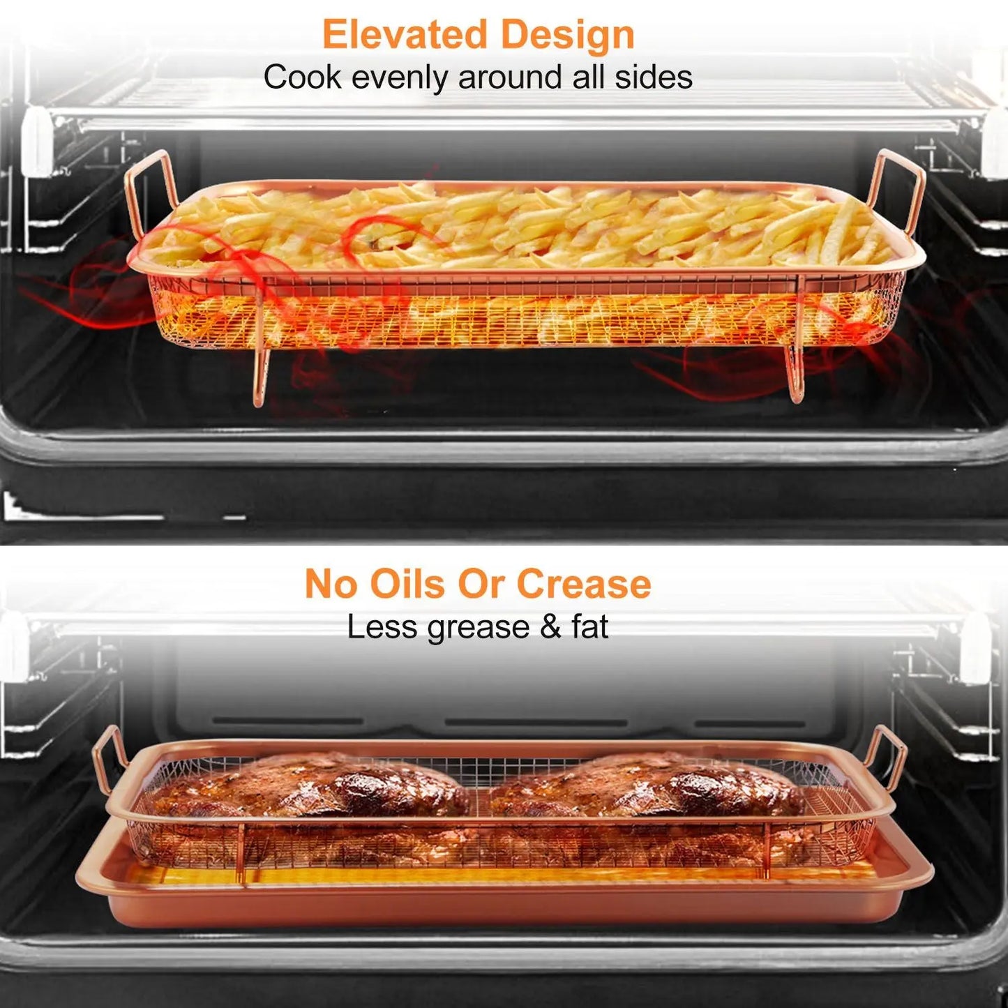 Crisper Tray - Non-Stick Cookie Sheet Doba