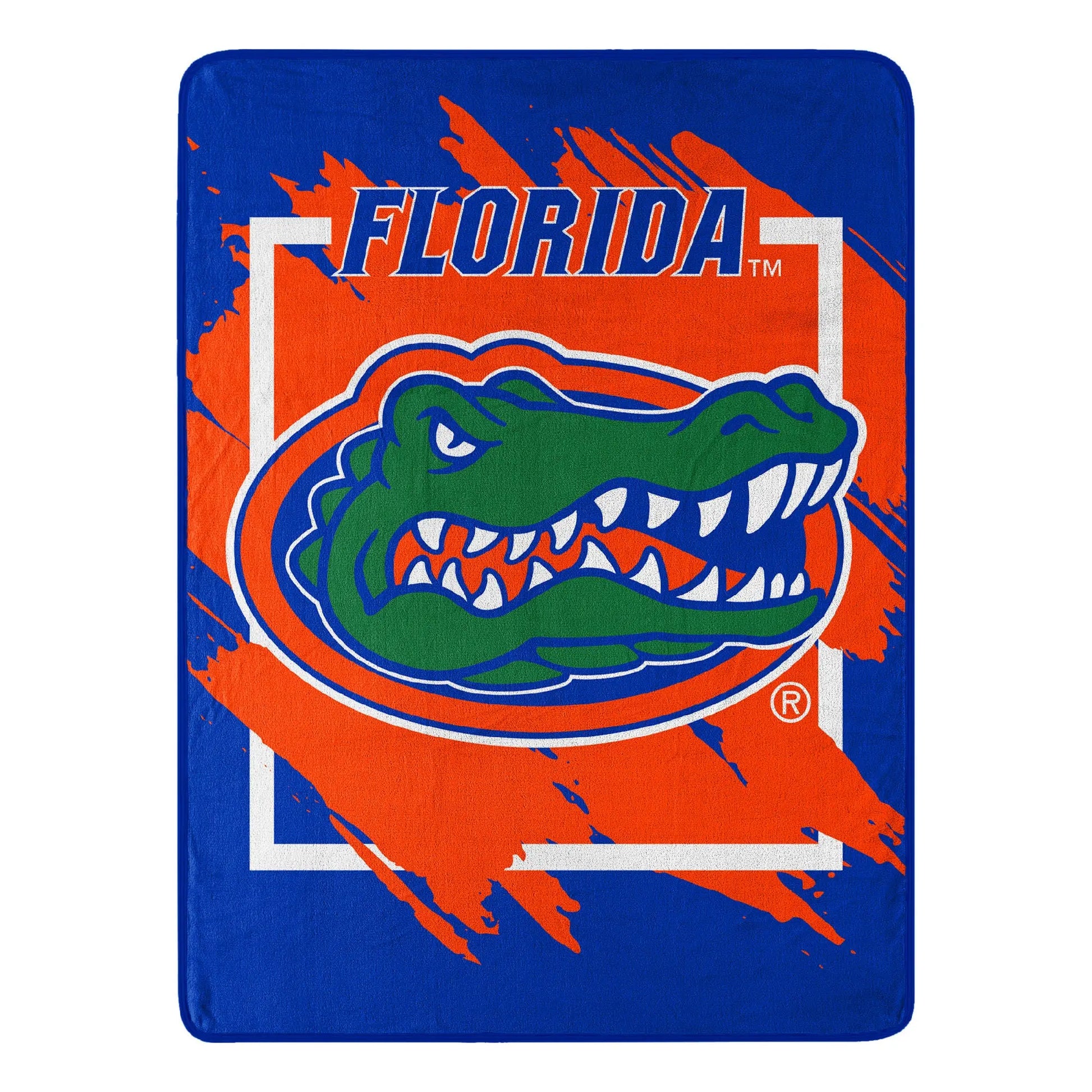 FLORIDA OFFICIAL NCAA "Dimensional" Micro Raschel Throw Blanket; 46" x 60" The Northwest Company