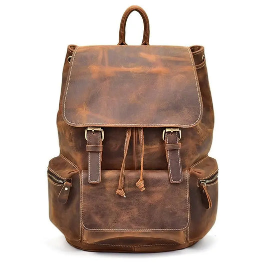 The Hagen Backpack | Vintage Leather Backpack Doba