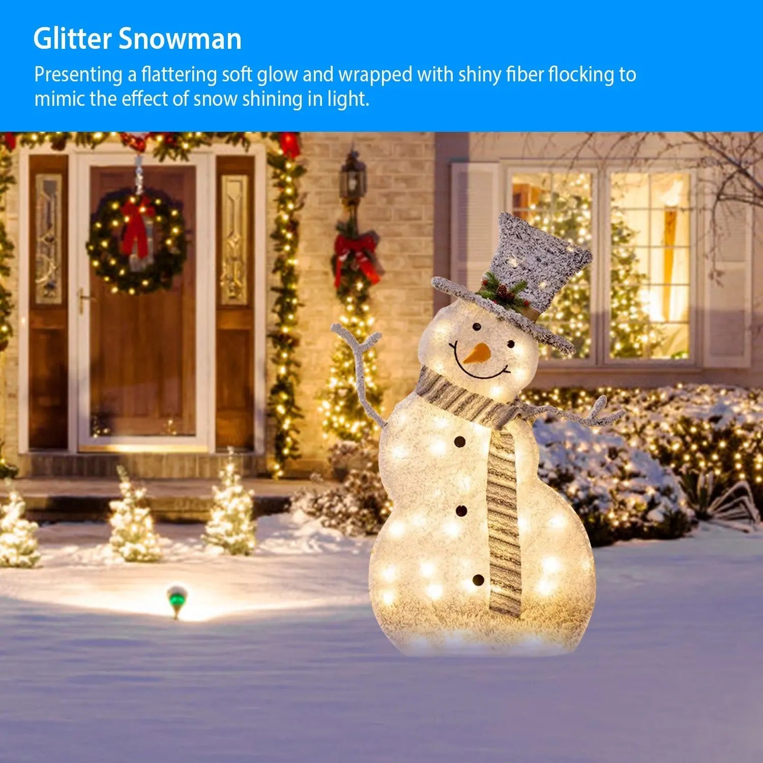 LED Christmas Snowman Decoration Doba