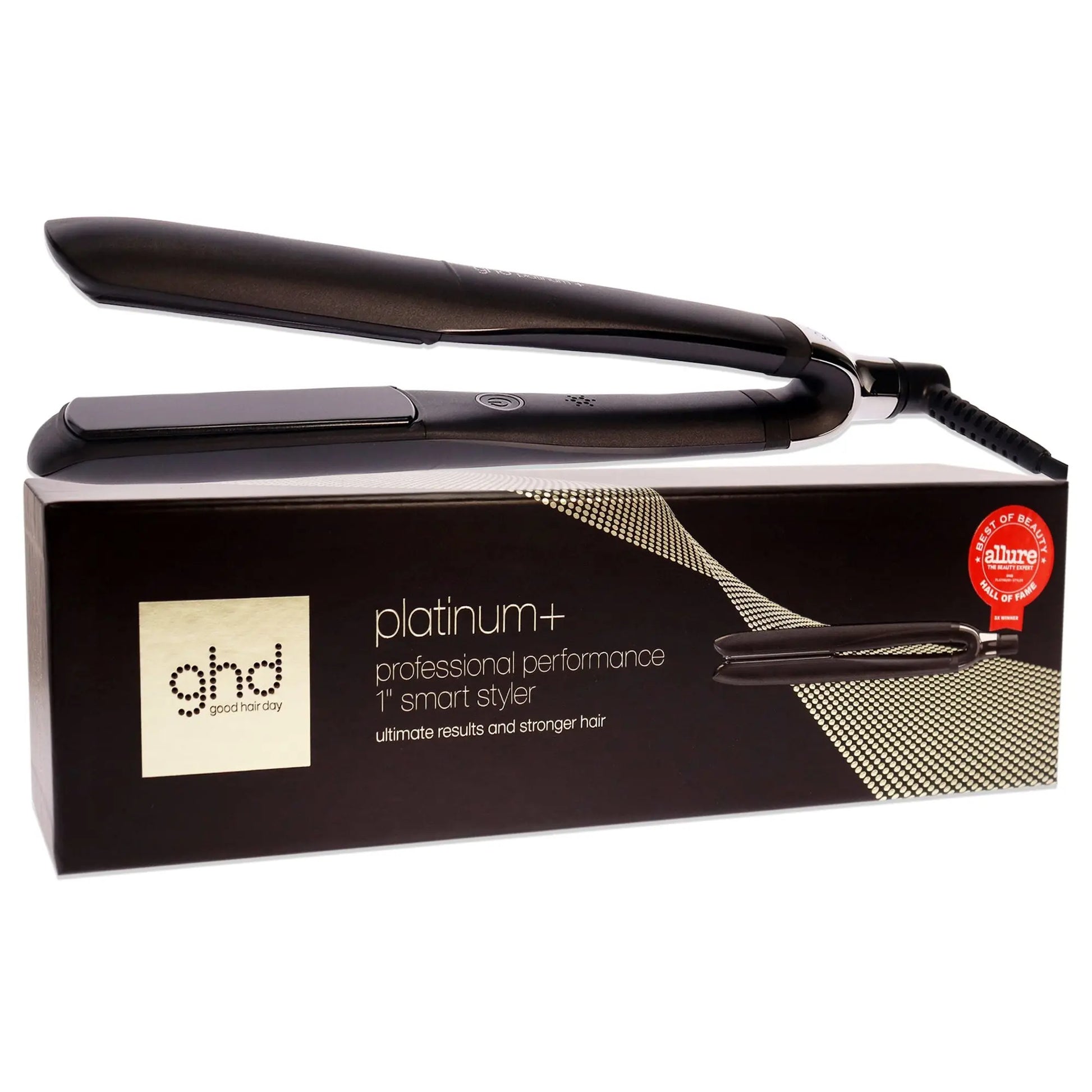 GHD Platinum Plus Professional Performance Styler Flat Iron - S8T262 Black by GHD for Unisex - 1 Inch Flat Iron Doba