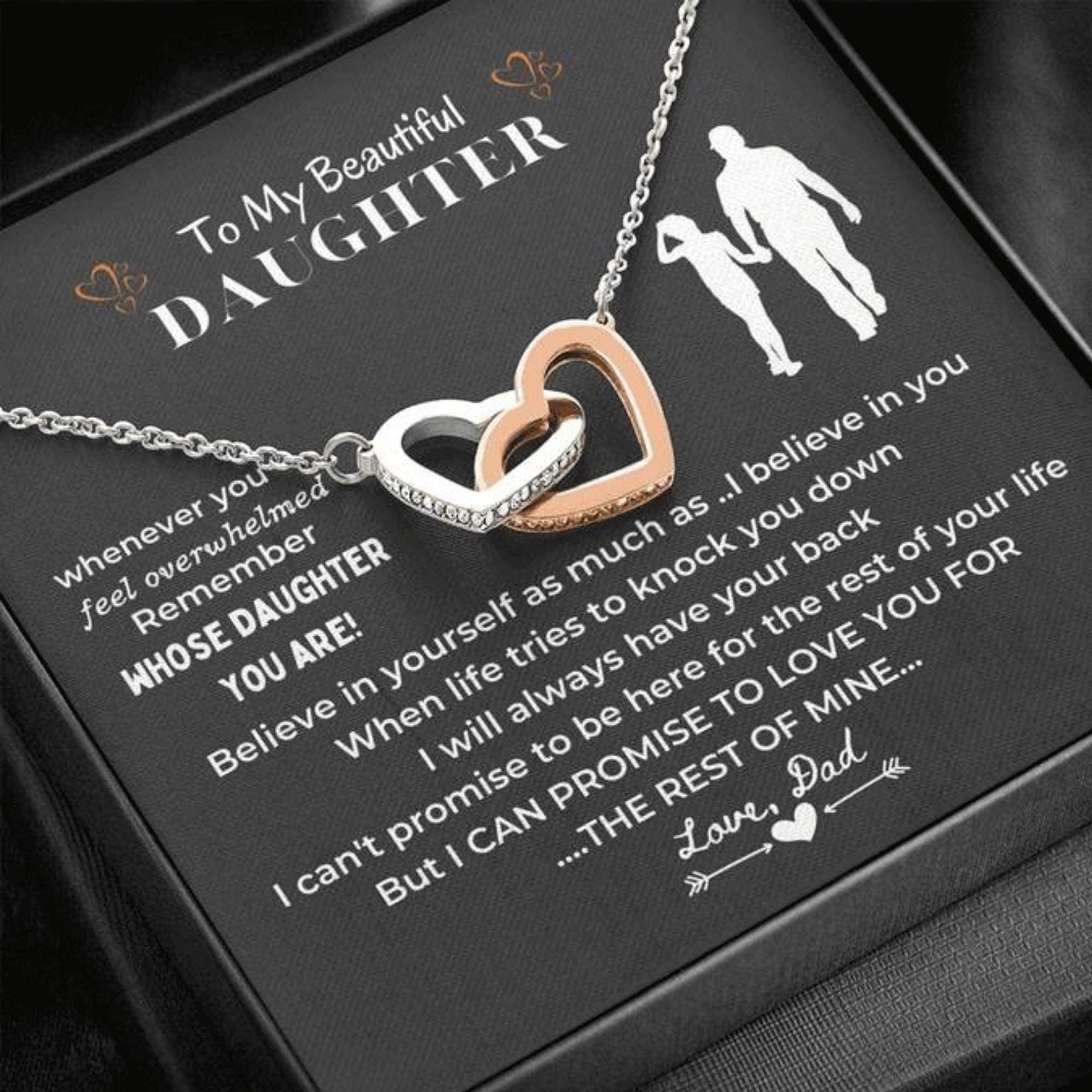 Silver Heart Two Color Necklace Double Mood Valentine's Day Gift - Gee-Commerce, LLC