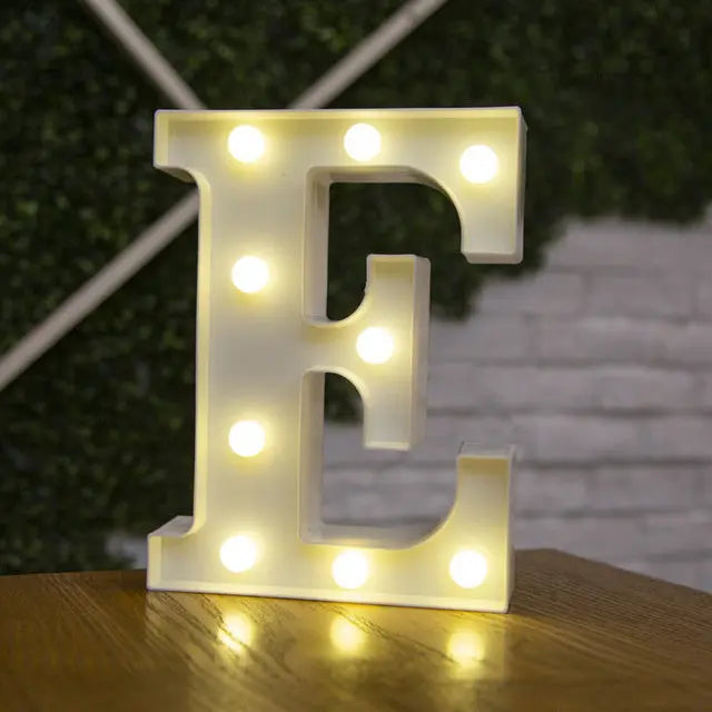 Alphabet & Number LED Light Decoration Nice Store