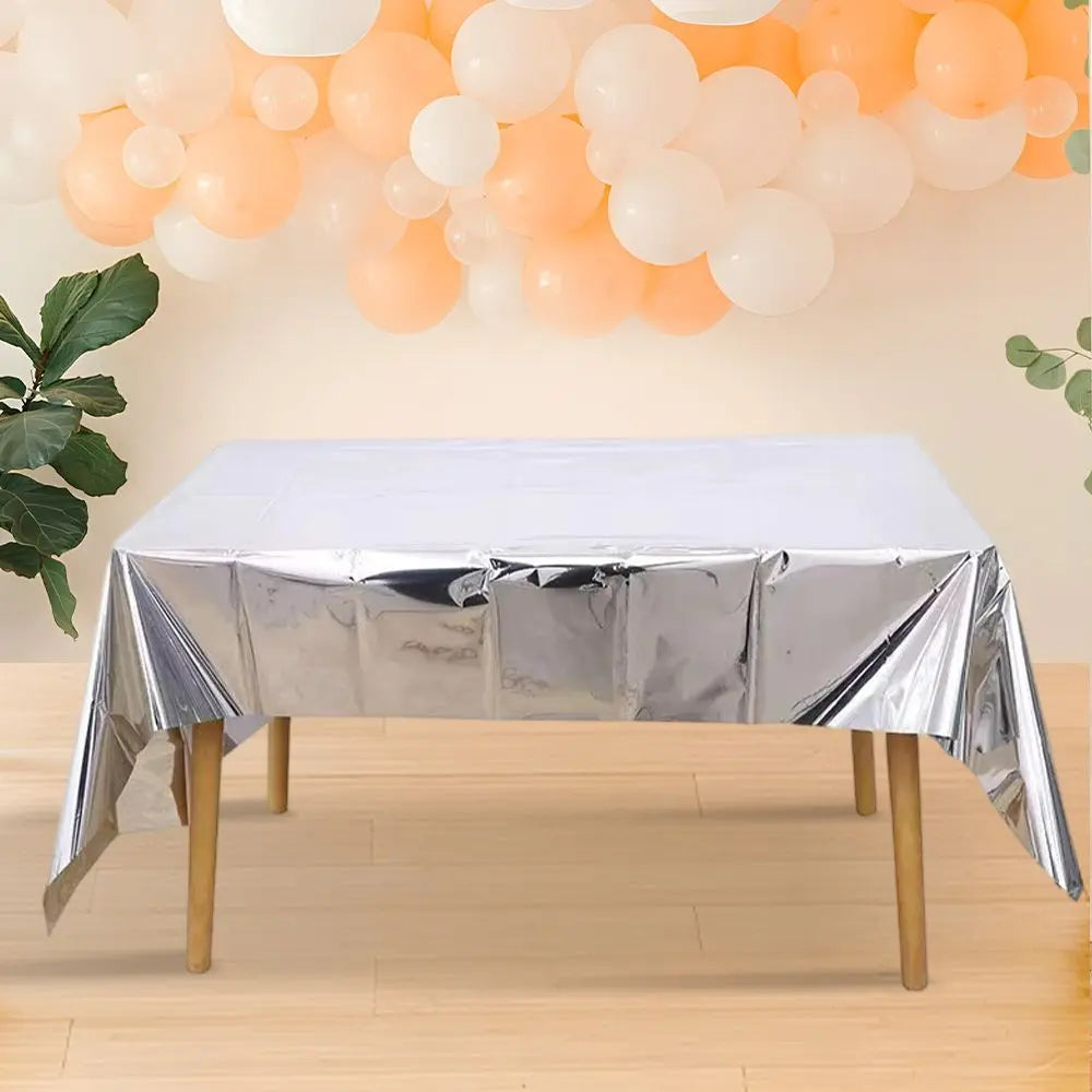 12 Pack Tablecloth Plastic - Rectangle Doba