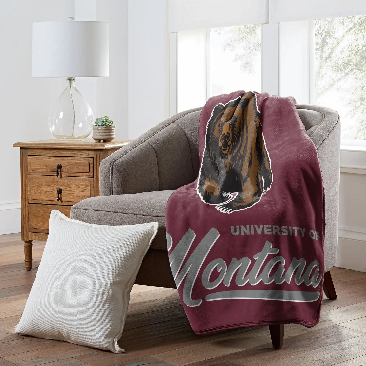 Montana OFFICIAL NCAA "Signature" Raschel Throw Blanket The Northwest Company