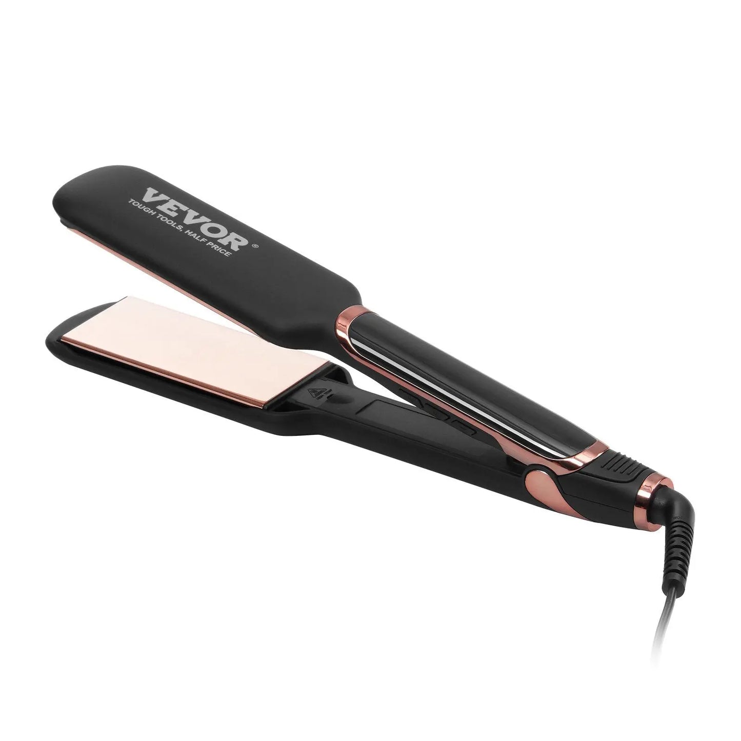 SKYSHALO Titanium Hair Straightener, 2-inch - Features Infrared, Negative Ions, Dual Voltage (110V/240V), LCD Screen & 11 Temperature Settings, Ideal for Salon, Home & Travel Doba