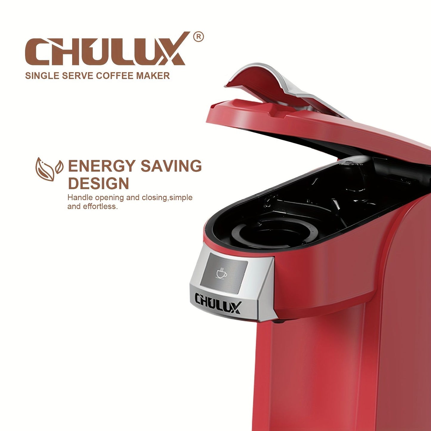 CHULUX Single Serve Coffee & Tea Maker - KCUP Pod Use